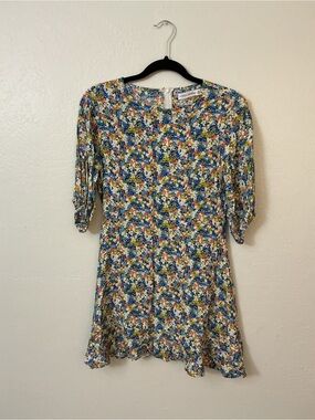 Faithfull the Brand Multicolor Floral Mini Dress